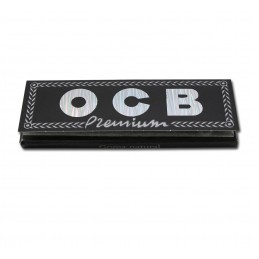 Papel OCB Premium Negro 78mm | Librito de 50 Hojas
