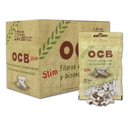 Pack de 10 Bolsas de Filtros OCB Orgánico Eco Slim 6mm (1500 uds)
