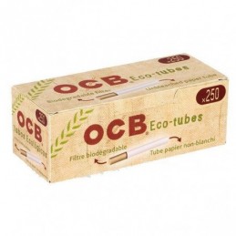 Pack de 4 cajas de tubos OCB Orgánicos de 250 unidades ecológicos