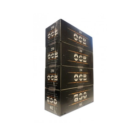Pack de 4 cajas de tubos OCB 250 de filtro normal de 15mm