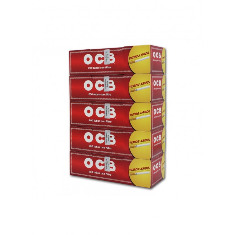 pack-5-cajas-tubos-ocb-200-filtro-largo-25mm-ahorro