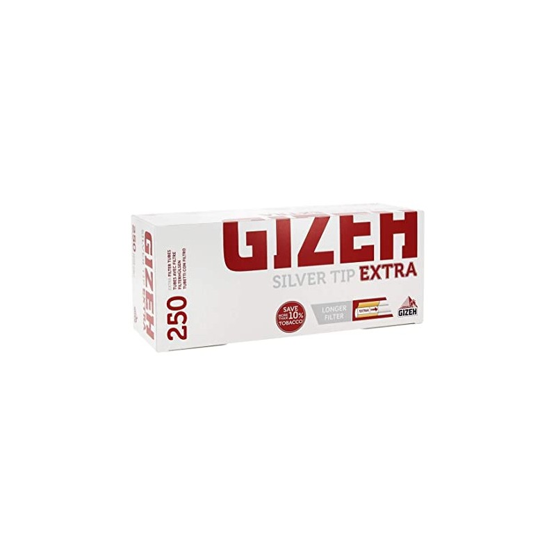 Cajón Tubos Gizeh 250 Extra Largo (40 Cajas / 10.000 Ud) | Todofumadores