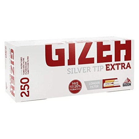 Cajón Tubos Gizeh 250 Extra Largo (40 Cajas / 10.000 Ud) | Todofumadores