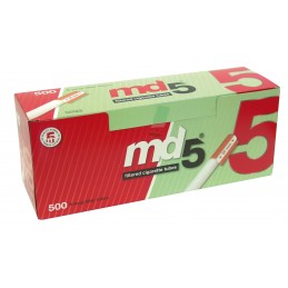 Pack de 4 cajas de tubos MD5 500 con filtro largo de 22mm