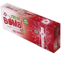 Tubos Fresh Bomb Cápsula Red Gourmet Mentolados (Caja de 100)