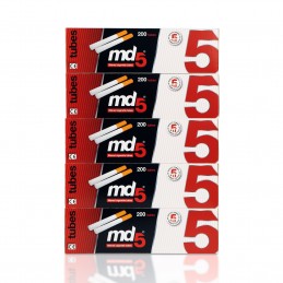 pack-5-cajas-tubos-md5-200-unidades-filtro-normal-15mm-para-rellenar-tabaco-picadura