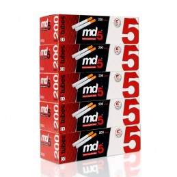 pack-5-cajas-tubos-md5-200-unidades-filtro-normal-15mm-para-rellenar-tabaco-picadura