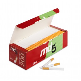 Pack de 5 cajas de tubos MD5 200 con filtro largo de 22mm