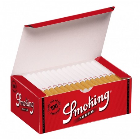 Pack de 5 cajas de tubos Smoking 100 de filtro normal de 15mm