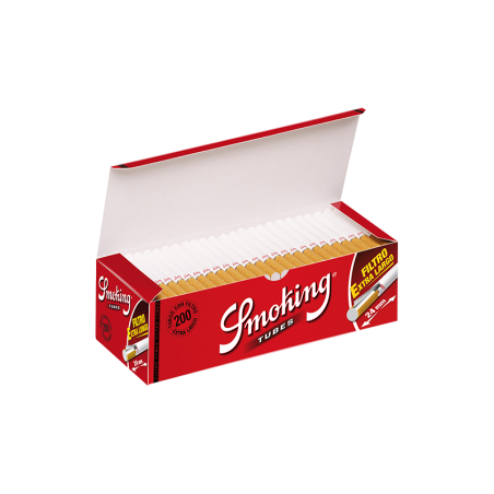 Pack de 5 cajas de tubos Smoking 200 de filtro largo 22mm