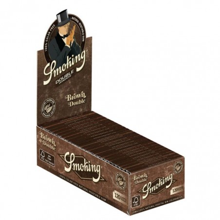 Caja de papel Smoking Brown Doble ventana 120 hojas ¡Al mejor precio!