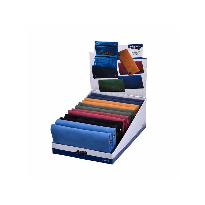 Bolsa Tabaquera Champ Suede Doble Ranura | TodoFumadores