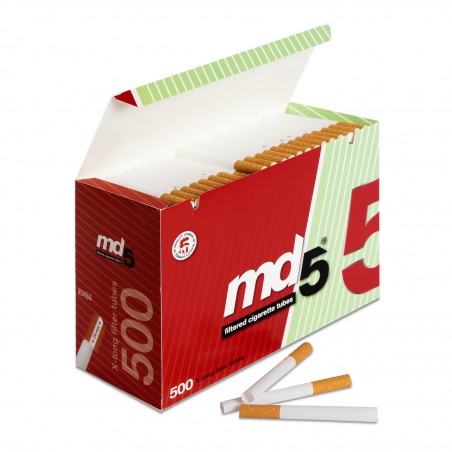 Tubos MD5 500 Filtro Largo | Cajón 24 Cajas | TodoFumadores
