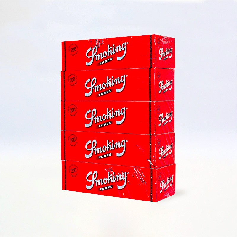 Pack de 5 cajas de tubos Smoking 200 de filtro normal de 15mm