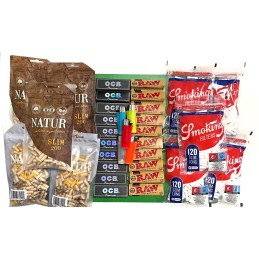 Pack Ahorro Papel de Fumar OCB, RAW y Smoking + Filtros | Mejor Precio