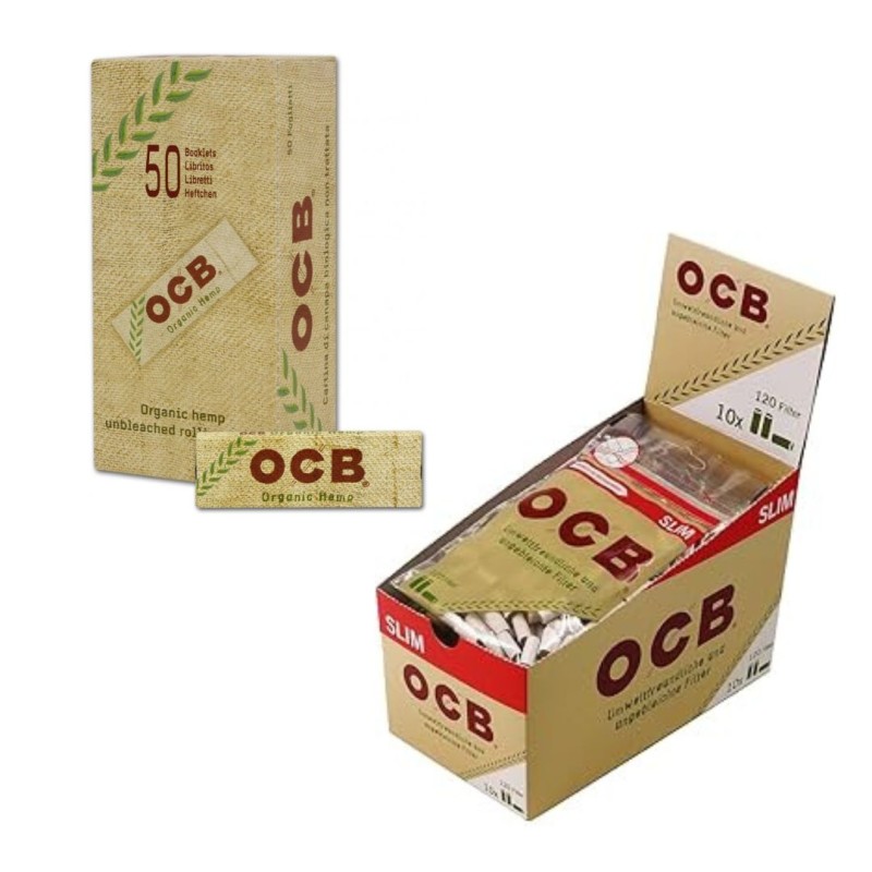 Pack OCB Orgánico con Filtros 6mm y Papel de Fumar | Comprar Online